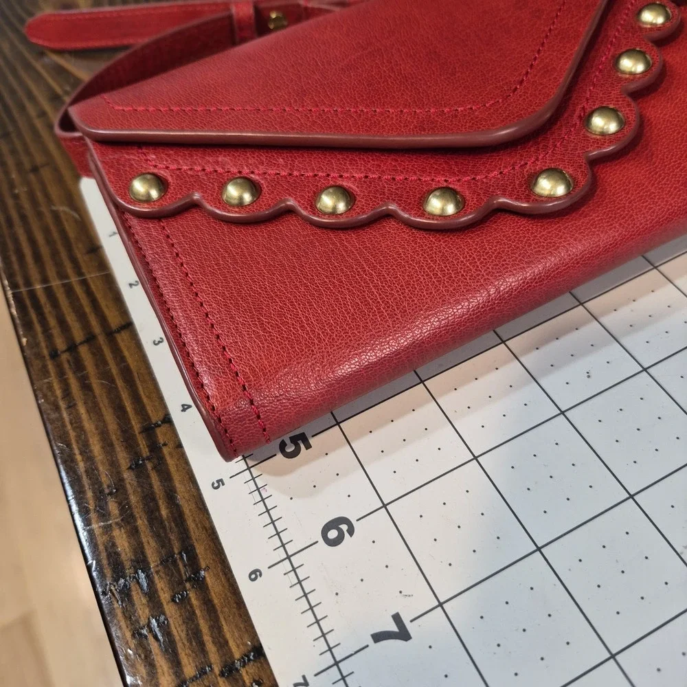 Women Lucky‎ Brand Ruth Scalloped Crossbody Bag Boho-Chic Western Inspired